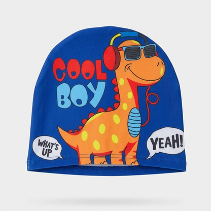 Gorro Natación Cool Boy Azul: para niños de 9 - 12 meses (40 cm)