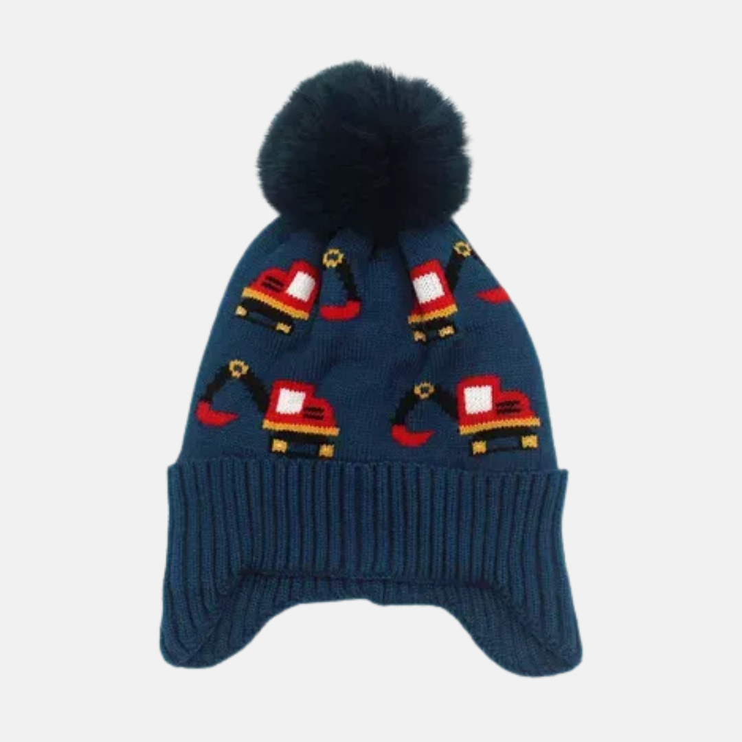 Gorro Beanie Kurt para niños de 2 a 5 años | Azul