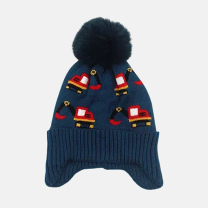 Gorro Beanie Kurt para niños de 2 a 5 años | Azul
