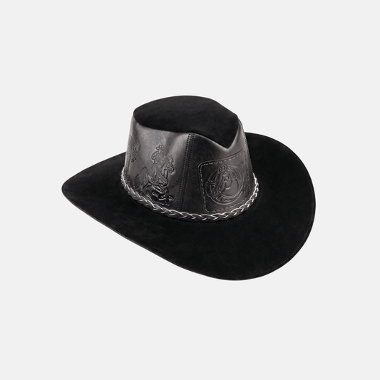 Sombrero Vaquero de Fieltro Butch Negro