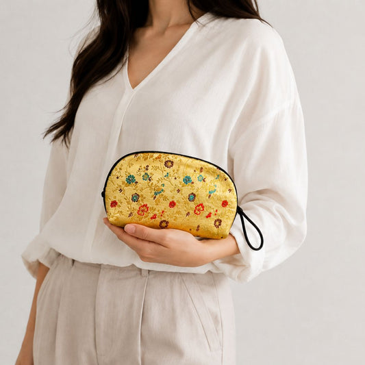 Bolso de Mano 3 en 1 Grecia floreado