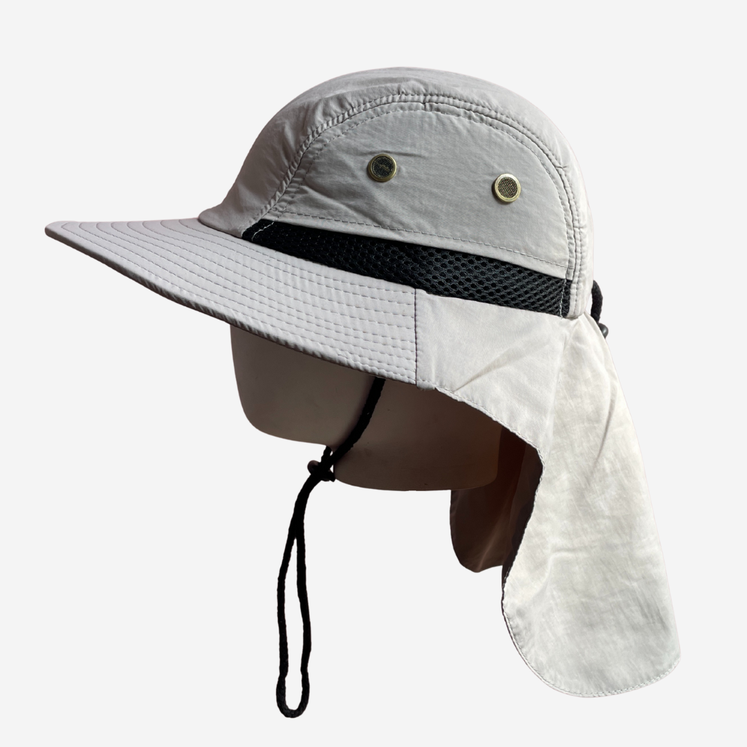 Sombrero Gorro Alta Proteccion Sol Cubre Nuca Impermeable Mesh