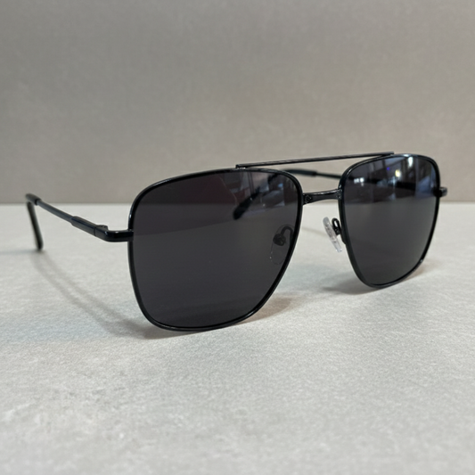 Lentes de Sol Milan negro para Hombre + estuche