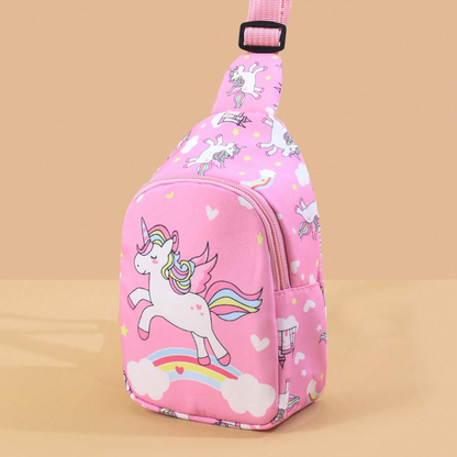Pack Irisia gorro + mochilita unicornios para niñas 2 a 6+ años