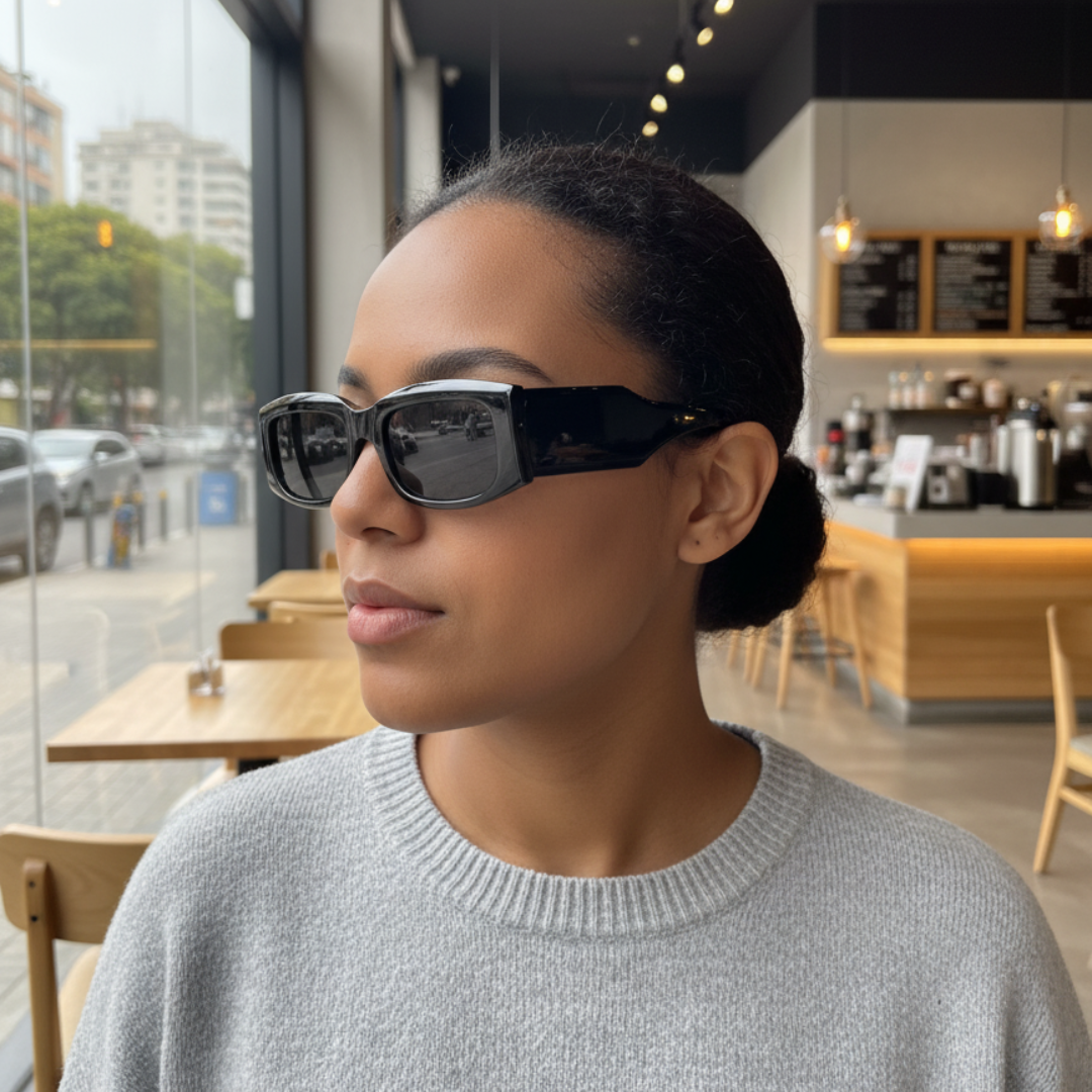 Lentes de Sol cuadradas Bette Gafas + Estuche