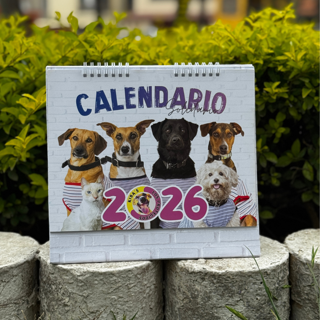 Calendario Solidario 2026 - Kiba's Los Protegidos