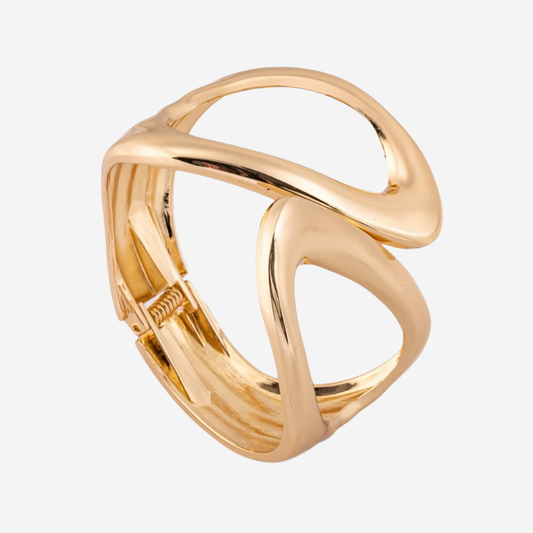 Pulsera Duna Mujer Cierre Tipo Clip| Dorado