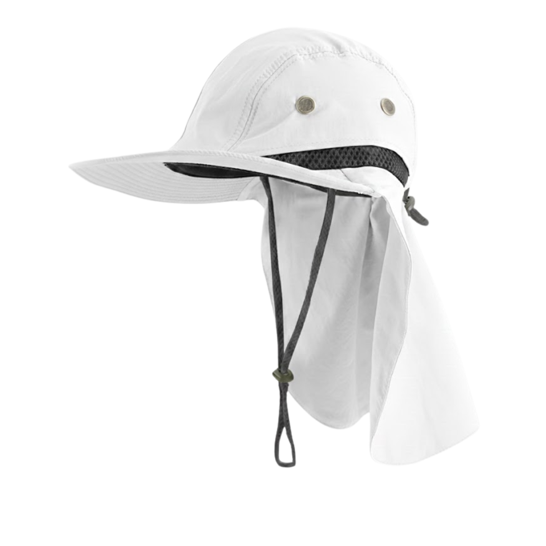 Sombrero Gorro Alta Proteccion Sol Cubre Nuca Impermeable Mesh