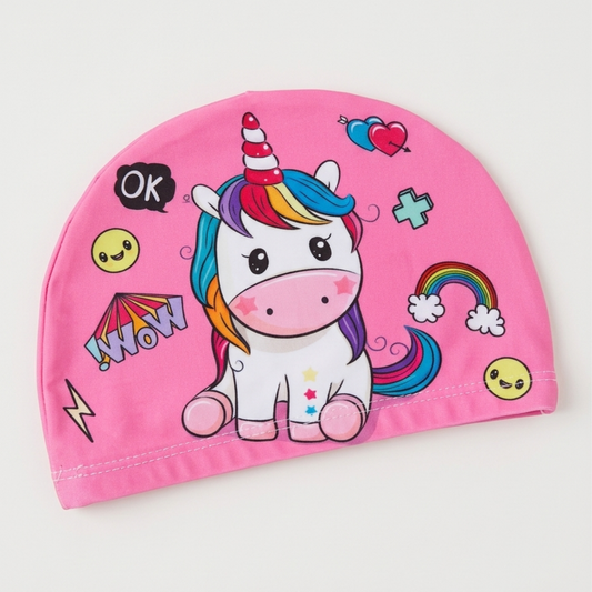 Gorro Natación Ponny Wow Rosado: para niñas de 9 - 12 meses (43 cm)
