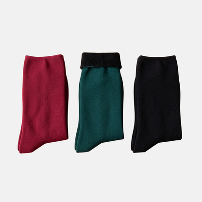 Pack de 3 medias térmicas para invierno con interior polar