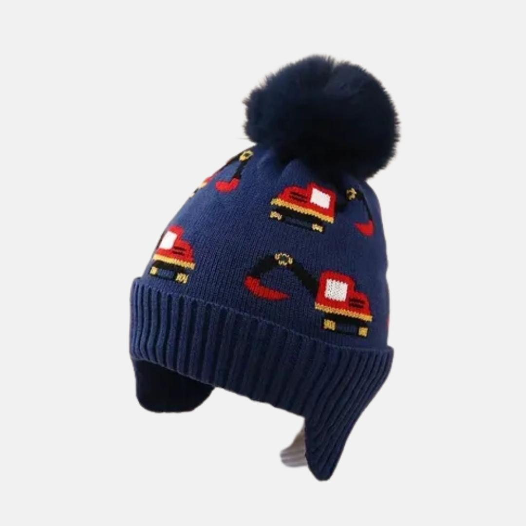 Gorro Beanie Kurt para niños de 2 a 5 años | Azul