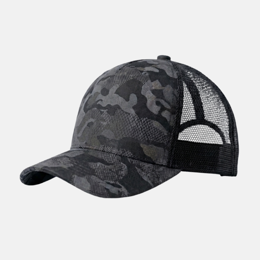 Gorra Hombre Militar RQL - Negro
