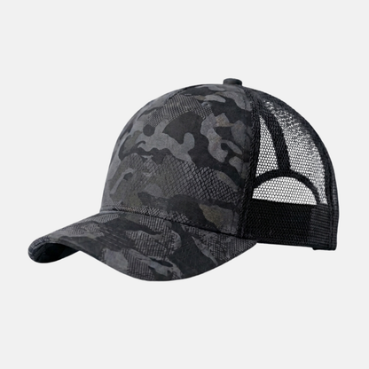 Gorra Hombre Militar RQL - Negro