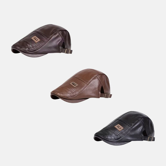 Boina JAMONT de Cuero PU con Correa regulable de 57 a 60cm