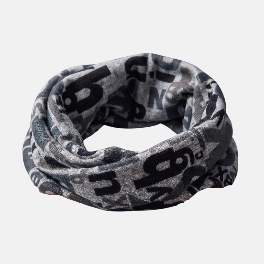 Cuellera ABC Bufanda de Invierno doble vuelta Unisex