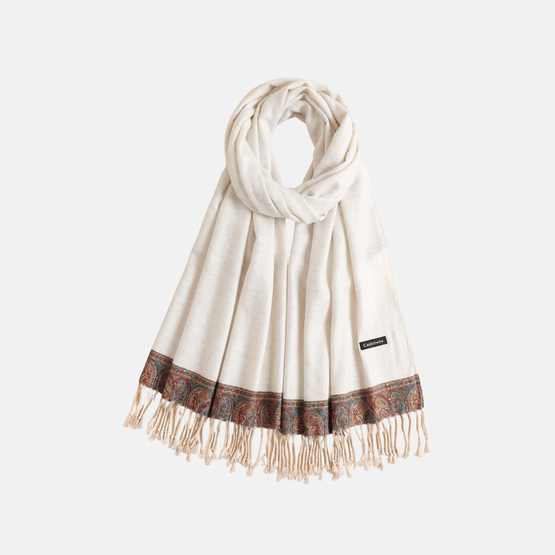 Pashmina Bufanda hilo Emma con borlas 180x80
