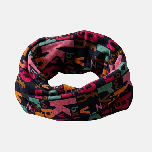 Cuellera ABC Bufanda de Invierno doble vuelta Unisex