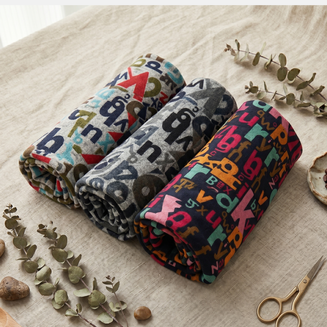Cuellera ABC Bufanda de Invierno doble vuelta Unisex