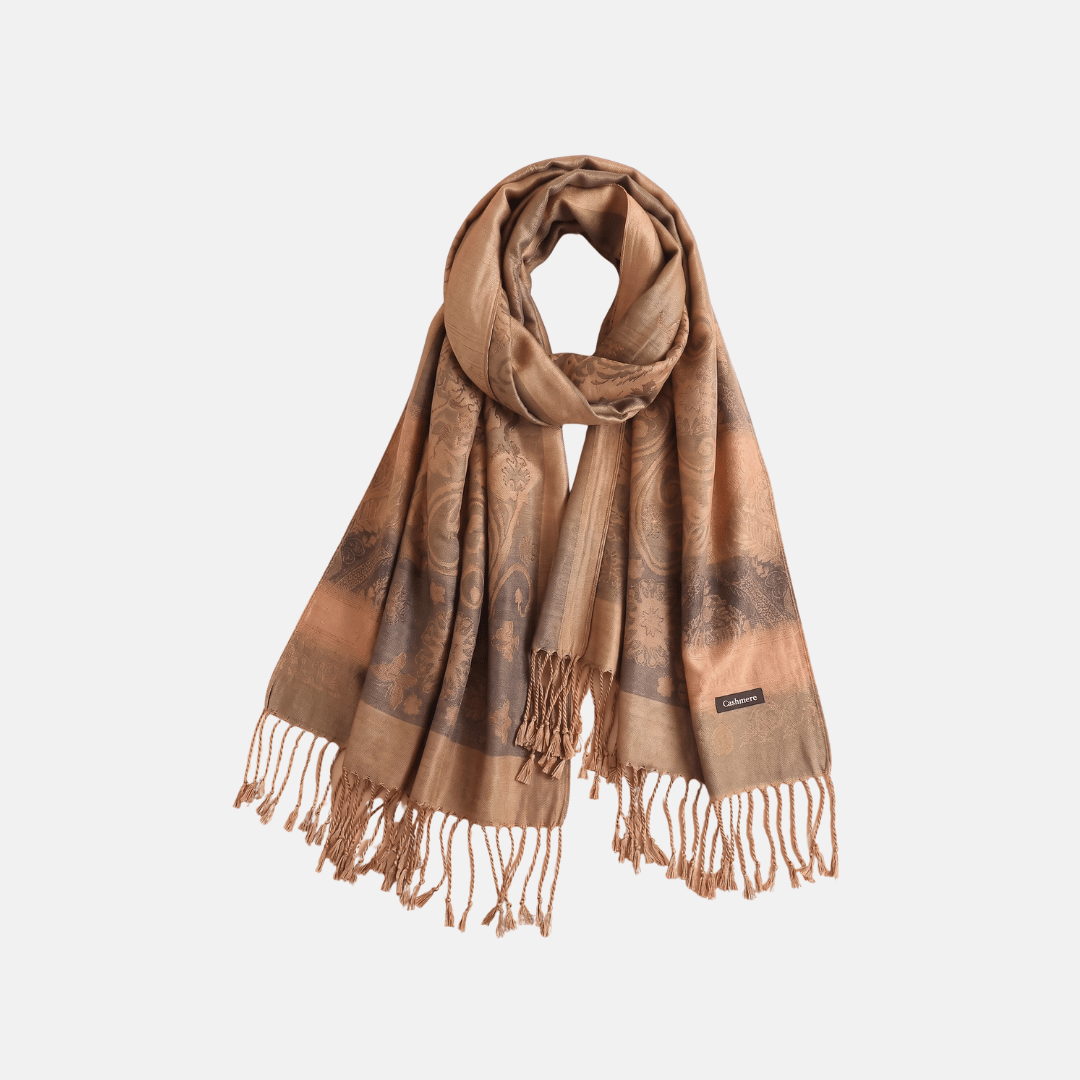Pashmina Bufanda hilo Emma con borlas 180x80