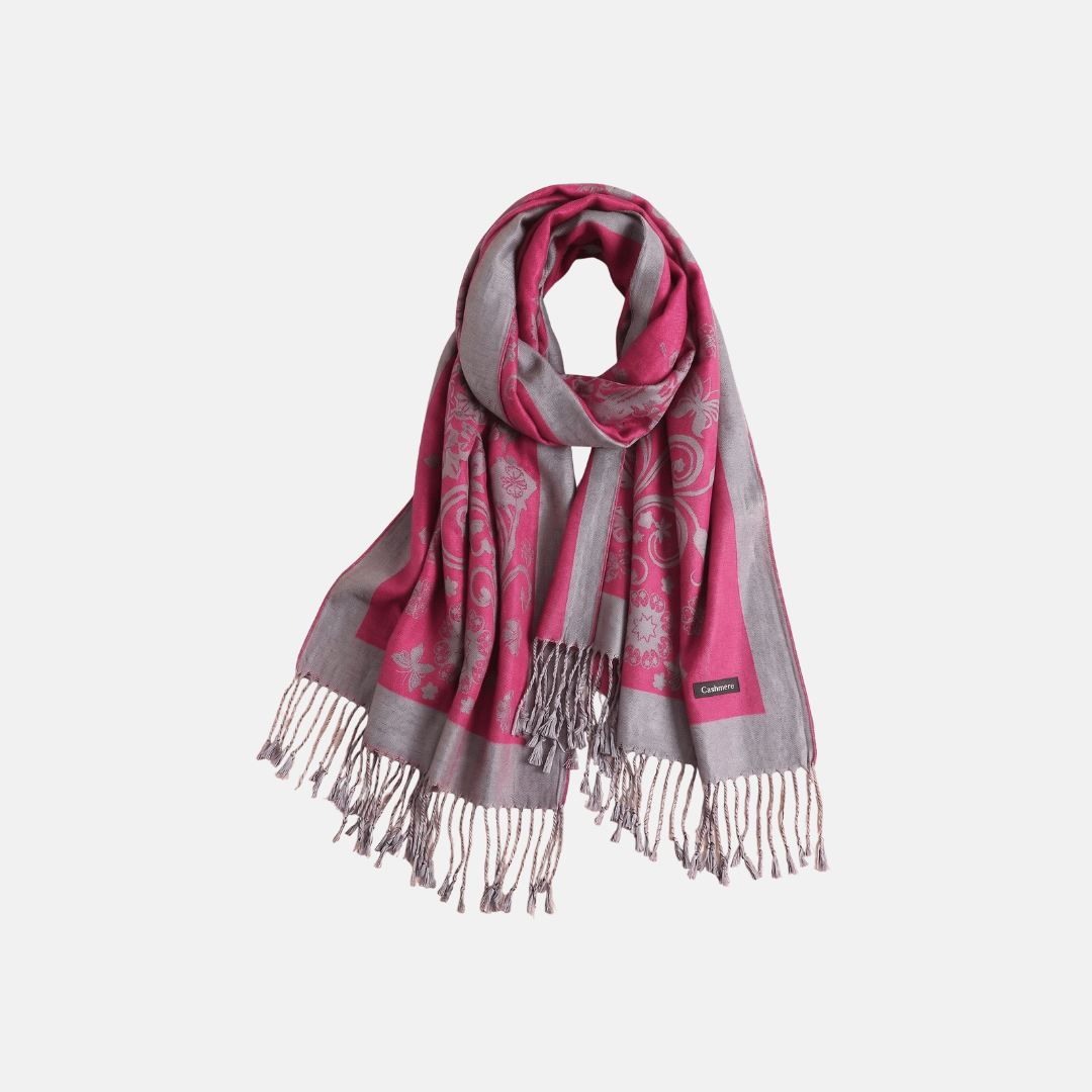 Pashmina Bufanda hilo Emma con borlas 180x80