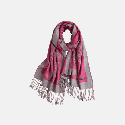 Pashmina Bufanda hilo Emma con borlas 180x80
