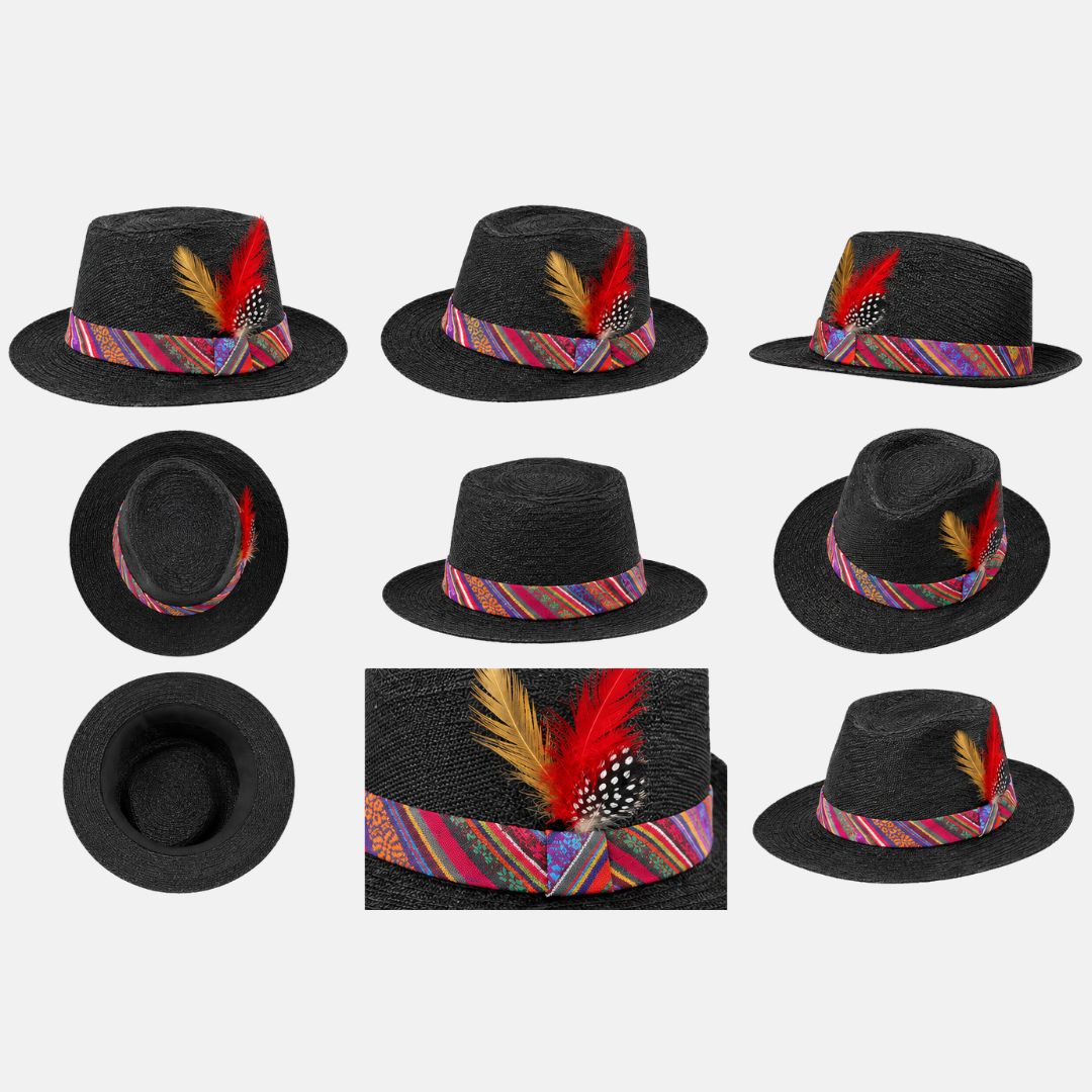 Sombrero Fedora Trilby Ala Ancha Killa | Negro