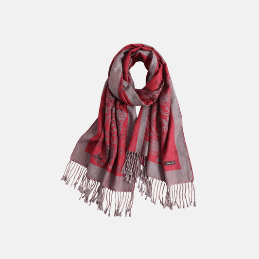 Pashmina Bufanda hilo Emma con borlas