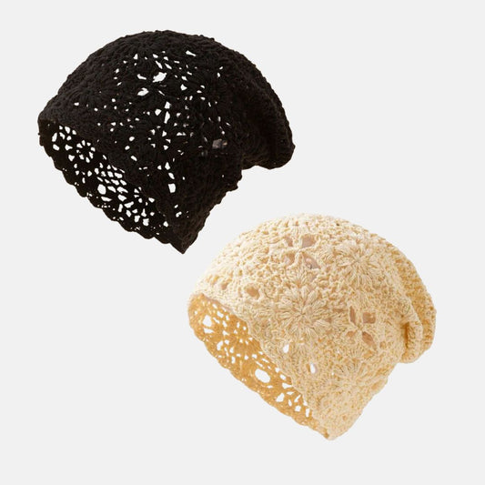 Beanie Tulipan Crochet Mujer