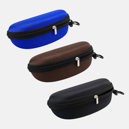 Estuche para lentes con cierre con gancho