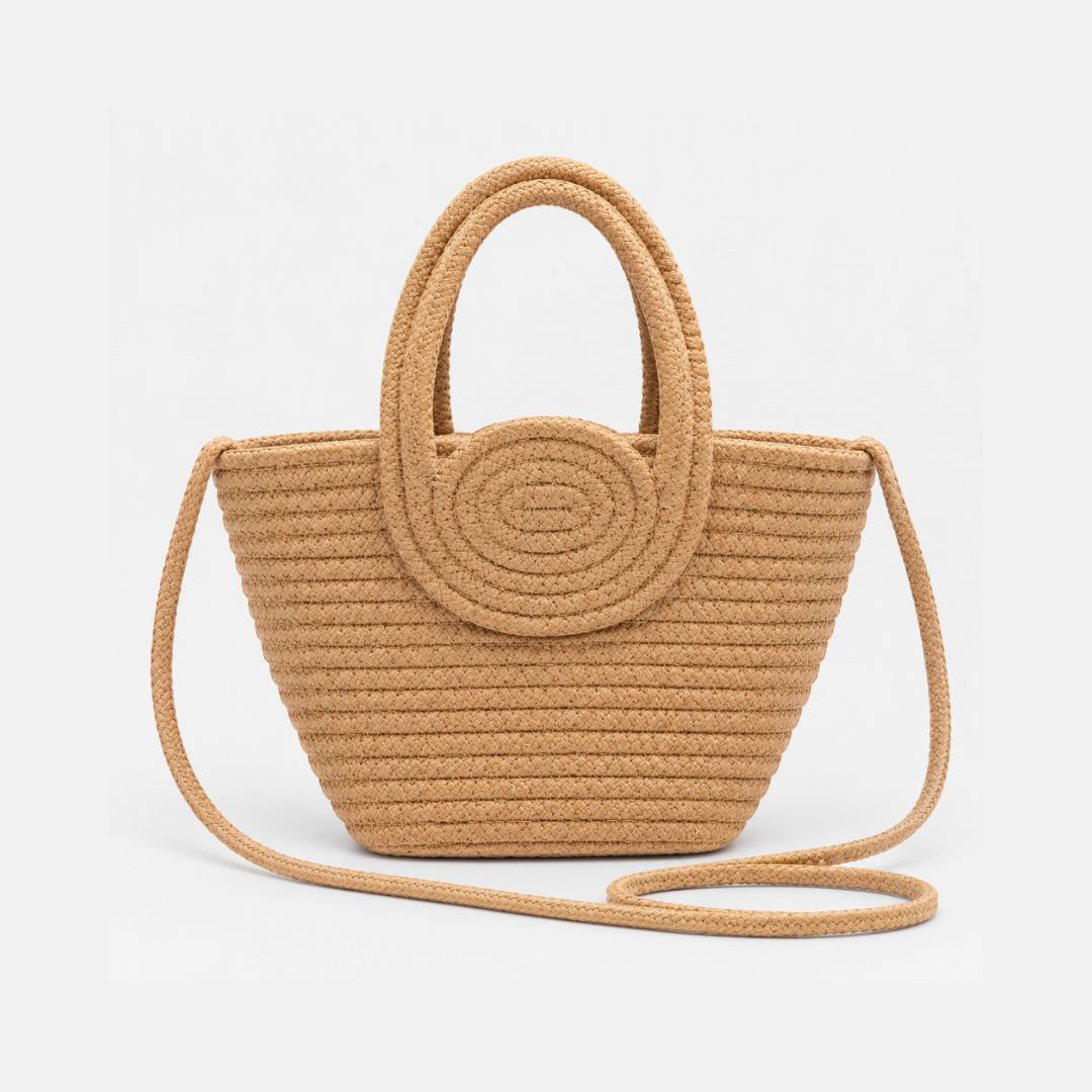 Bolso de Fibra Trenzada Sun de Playa