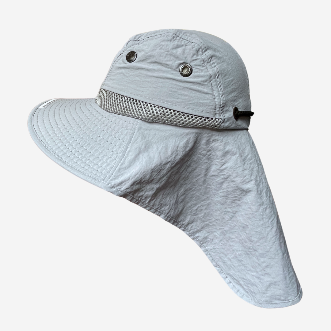 Sombrero Gorro Alta Proteccion Sol Cubre Nuca Impermeable Mesh