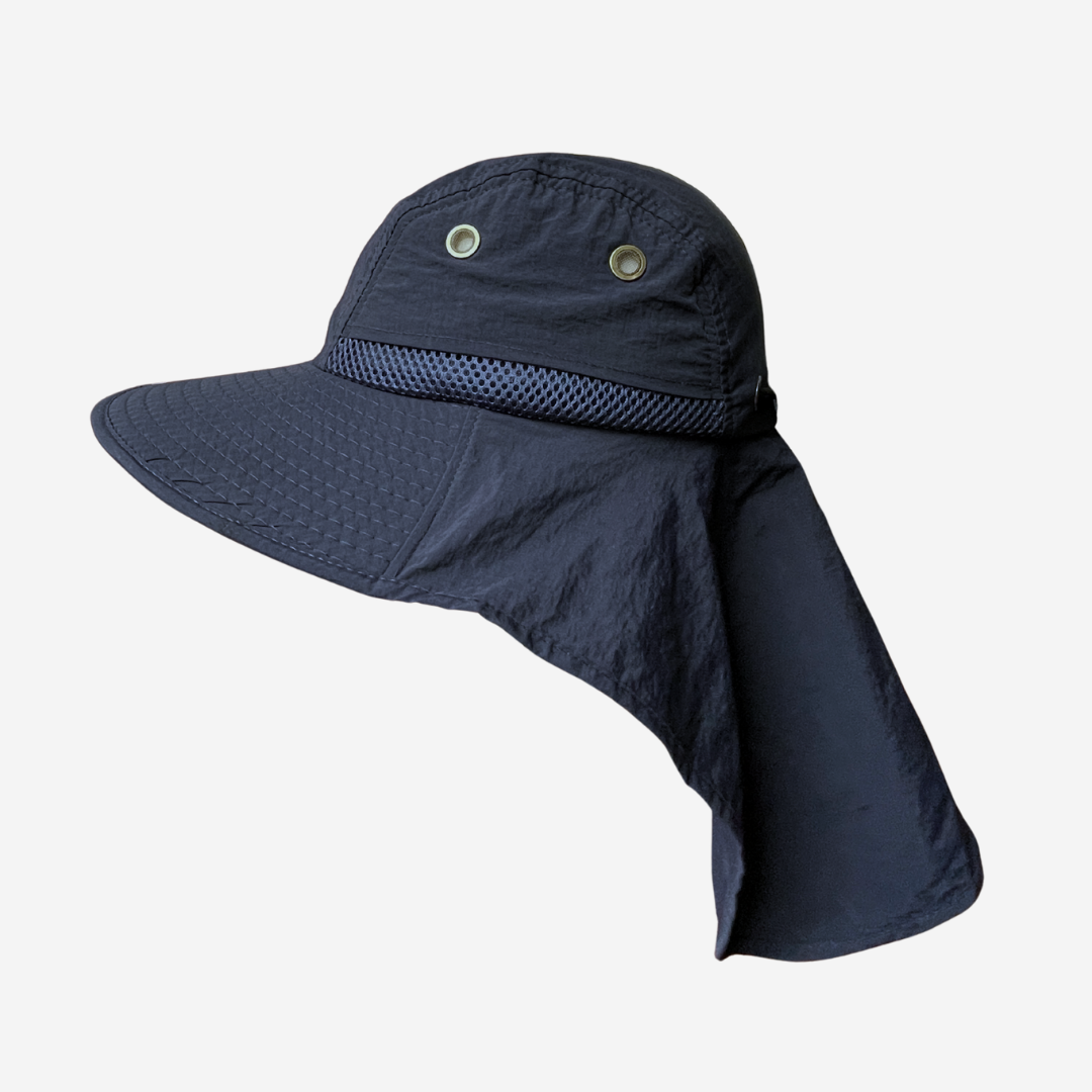 Sombrero Gorro Alta Proteccion Sol Cubre Nuca Impermeable Mesh