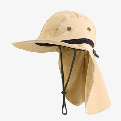 Sombrero Gorro Alta Proteccion Sol Cubre Nuca Impermeable Mesh