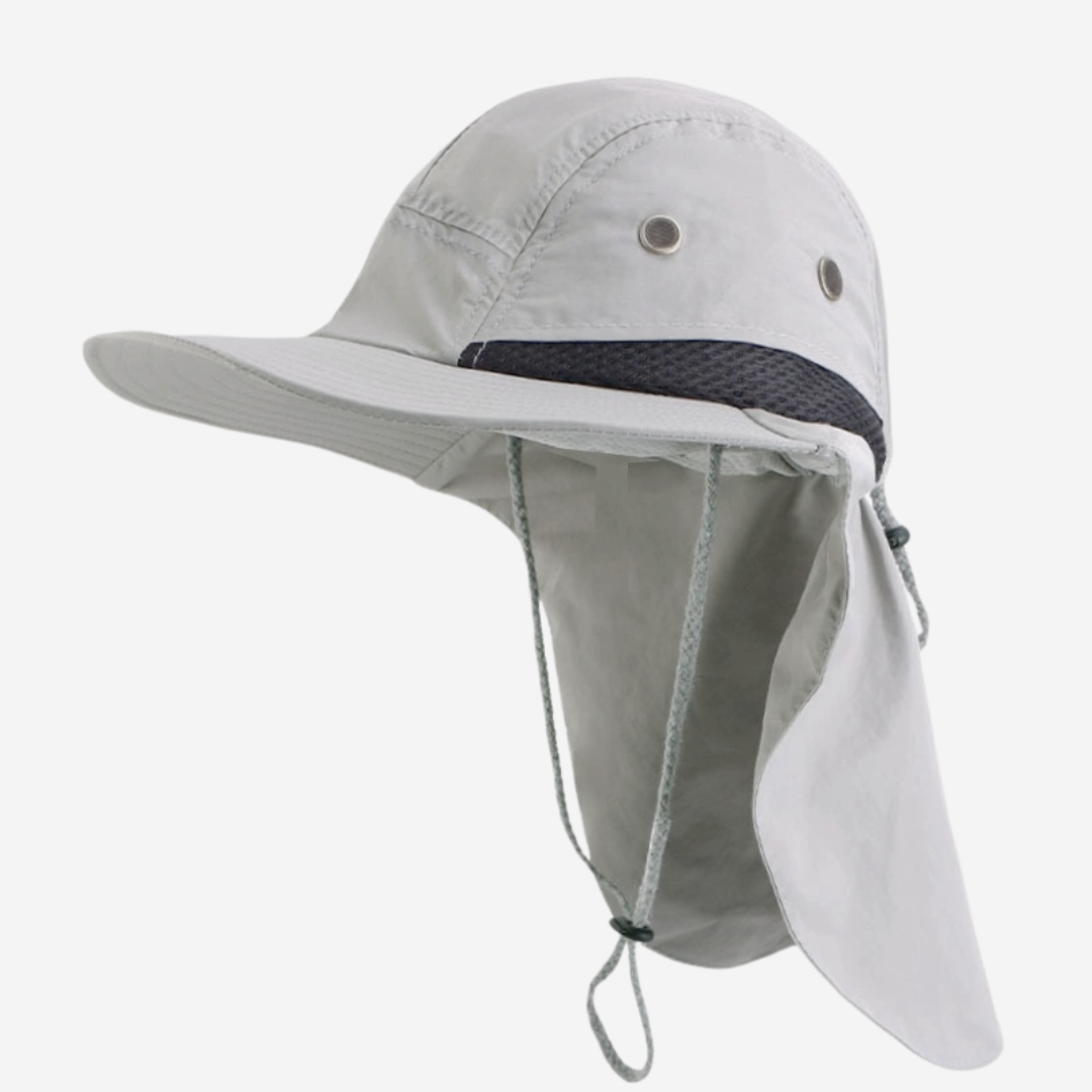 Sombrero Gorro Alta Proteccion Sol Cubre Nuca Impermeable Mesh