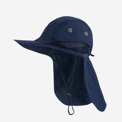 Sombrero Gorro Alta Proteccion Sol Cubre Nuca Impermeable Mesh