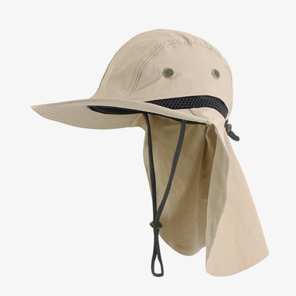 Sombrero Gorro Alta Proteccion Sol Cubre Nuca Impermeable Mesh