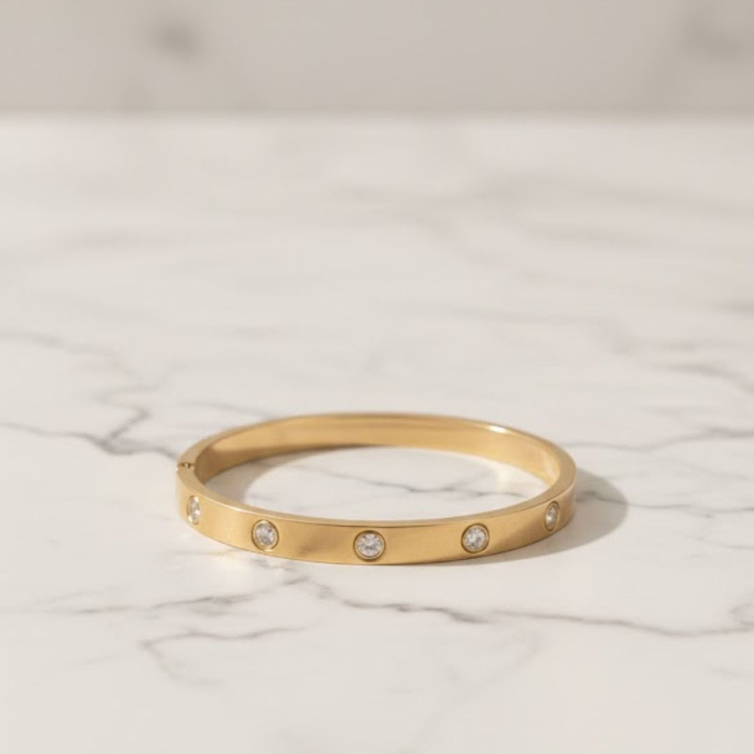 Pulsera Eclat Mujer Cierre Tipo Clip | Dorado