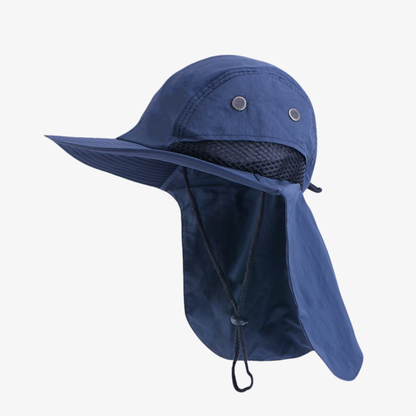 Sombrero Gorro Alta Proteccion Sol Cubre Nuca Impermeable Mesh