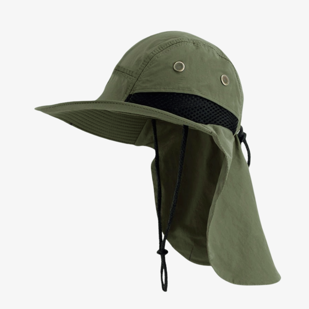 Sombrero Gorro Alta Proteccion Sol Cubre Nuca Impermeable Mesh