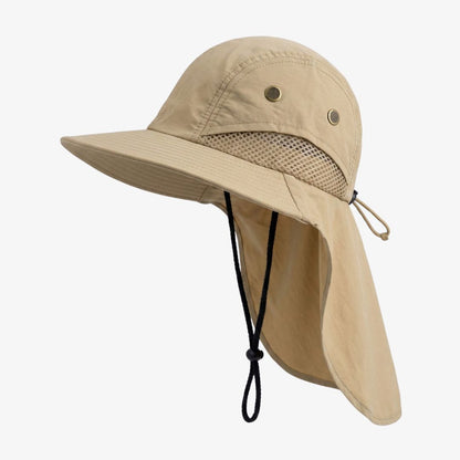 Sombrero Gorro Alta Proteccion Sol Cubre Nuca Impermeable Mesh