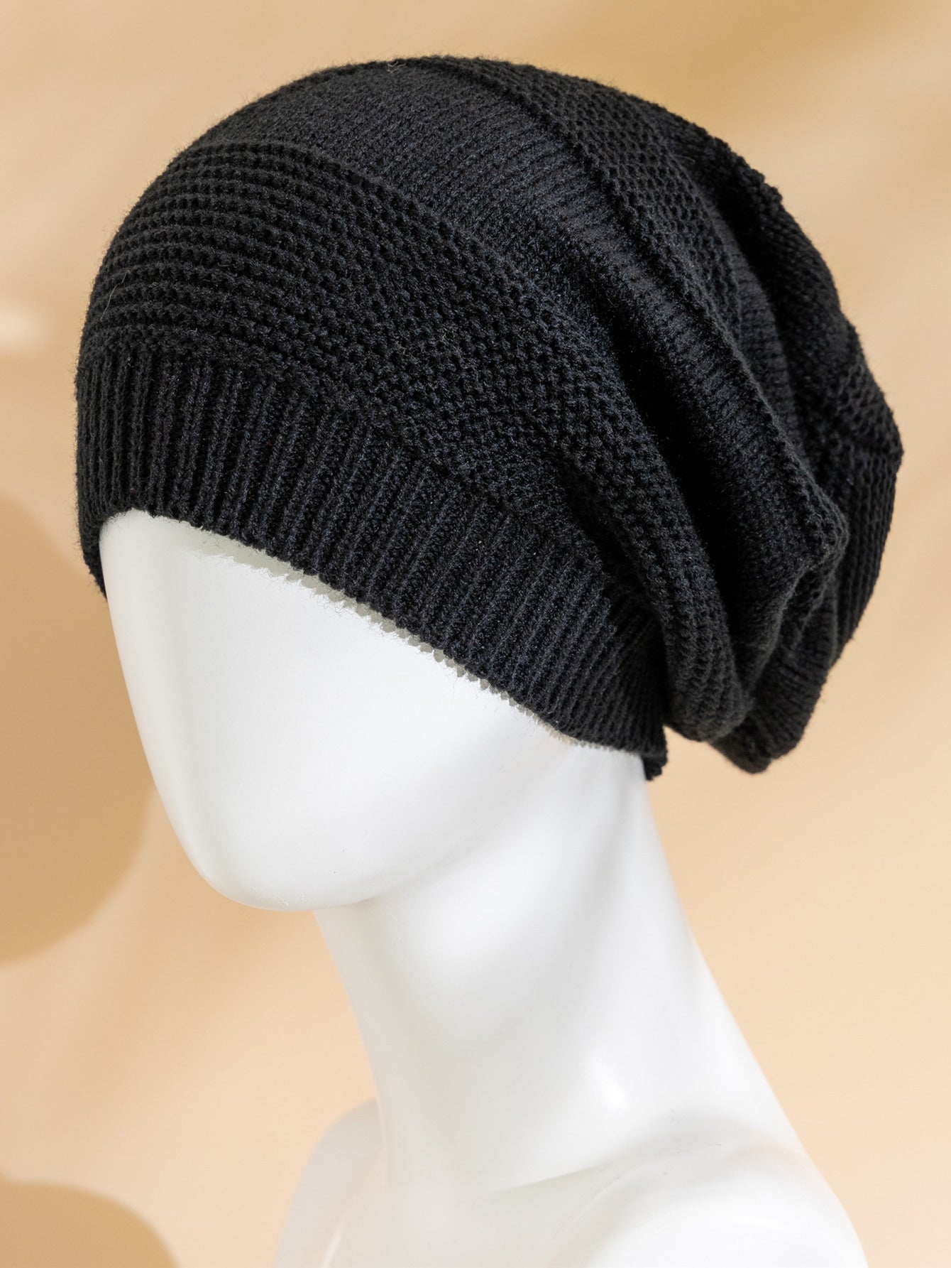 Beanie Elías Gorro Suelto y Holgado | Negro