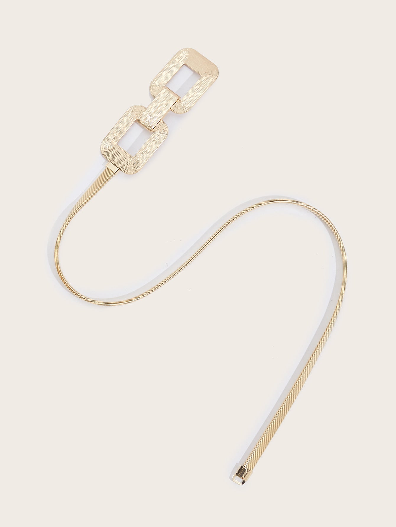 Correa Elástica cinturón Arista para Mujer Hebilla 4 cm | Dorado