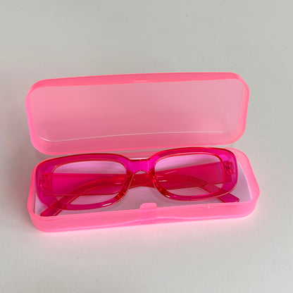 Gafas Lentes de Sol Vintage Maryorie Fucsia + Estuche