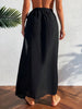 Falda Ramona Talla M/L - Salida de playa semi transparente con abertura al lado