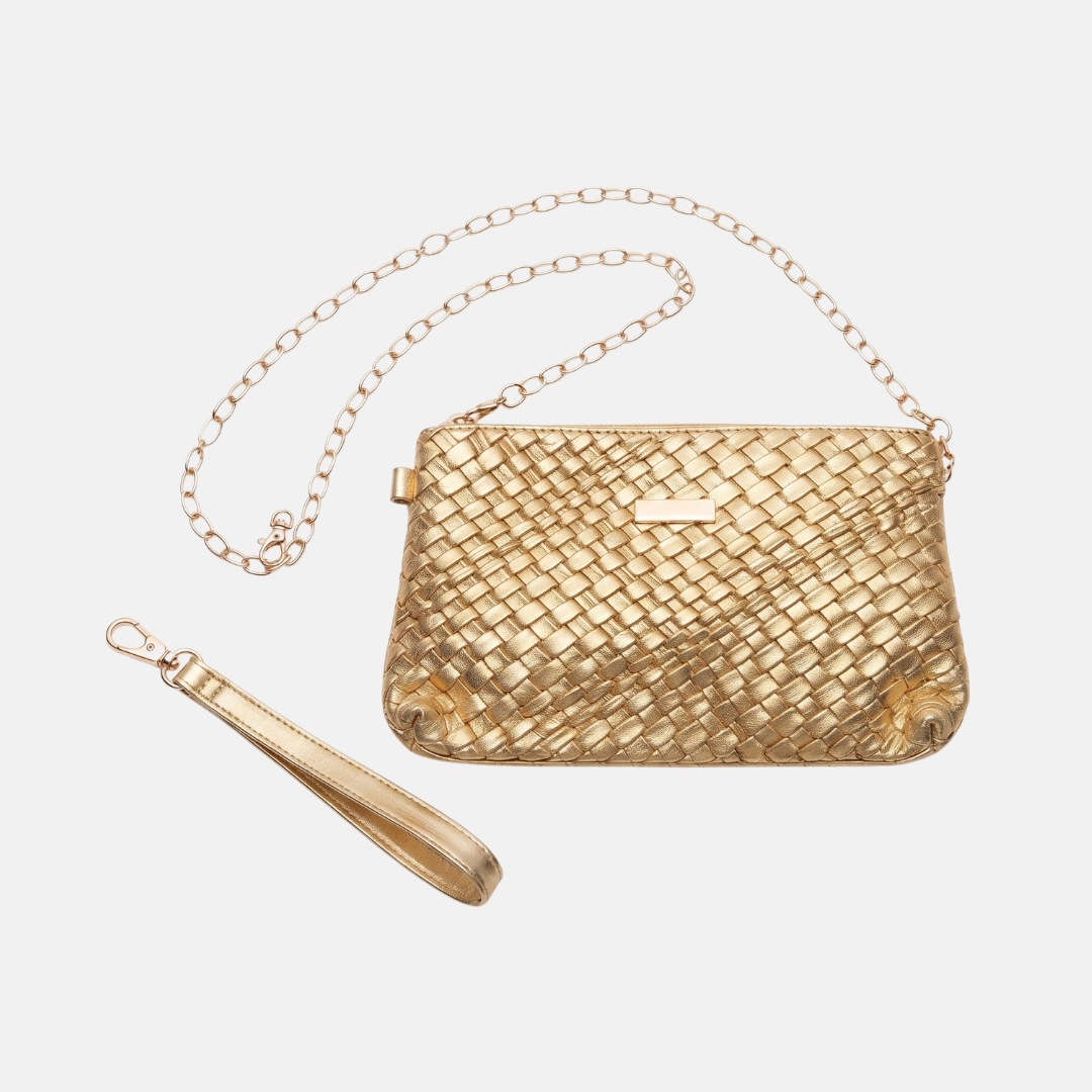 Bolso de Mano Brillante Gilded - Dorado