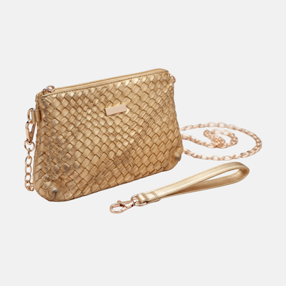 Bolso de Mano Brillante Gilded - Dorado