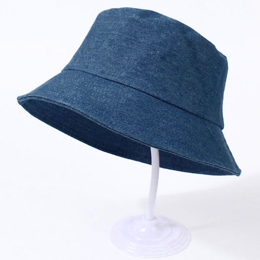 Bucket Hat Drill Jean Gorro Giligan Unisex adultos - Azul