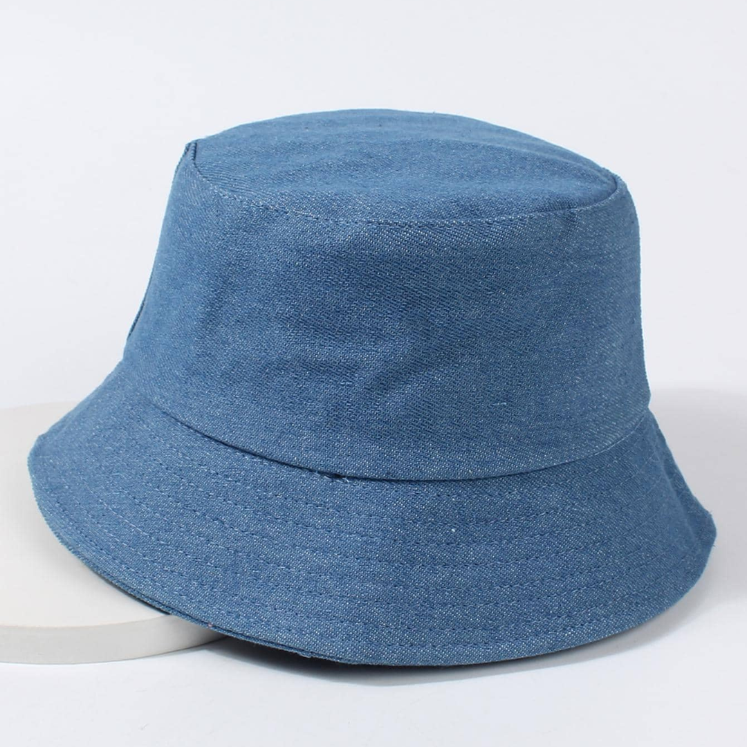Bucket Hat Drill Jean Gorro Giligan Unisex adultos - Celeste