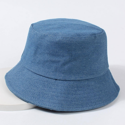 Bucket Hat Drill Jean Gorro Giligan Unisex adultos - Celeste