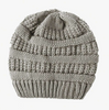 Beanie Mara de lana para mujer - Gris